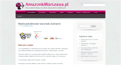 Desktop Screenshot of amazonkiwarszawa.pl