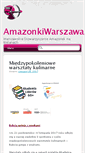 Mobile Screenshot of amazonkiwarszawa.pl