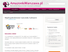 Tablet Screenshot of amazonkiwarszawa.pl